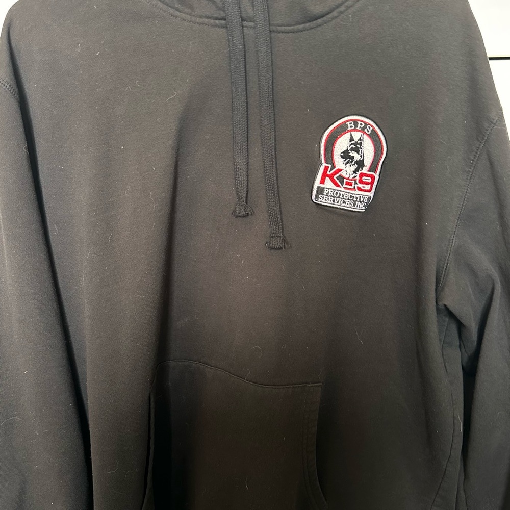 bp Black Hoodie Sweatshirt with Embroidered Logo